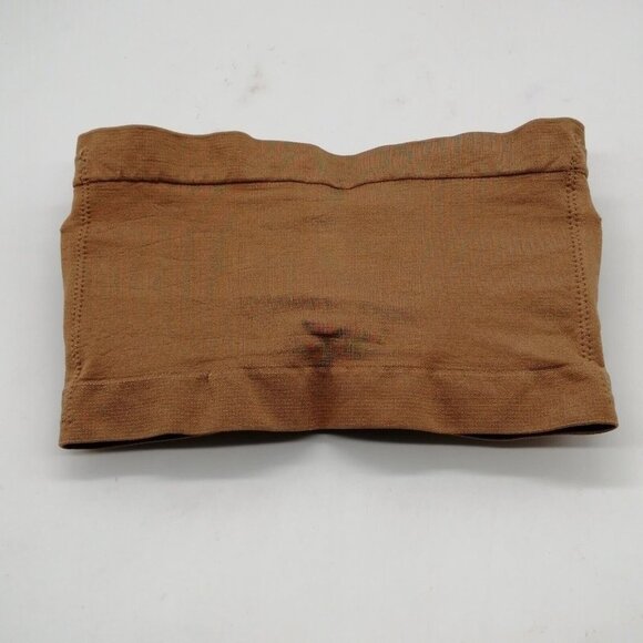 Rhonda Shear Womens Bra Brown Strapless Padded Pullover Underwire Stretch Small - Picture 2 of 6